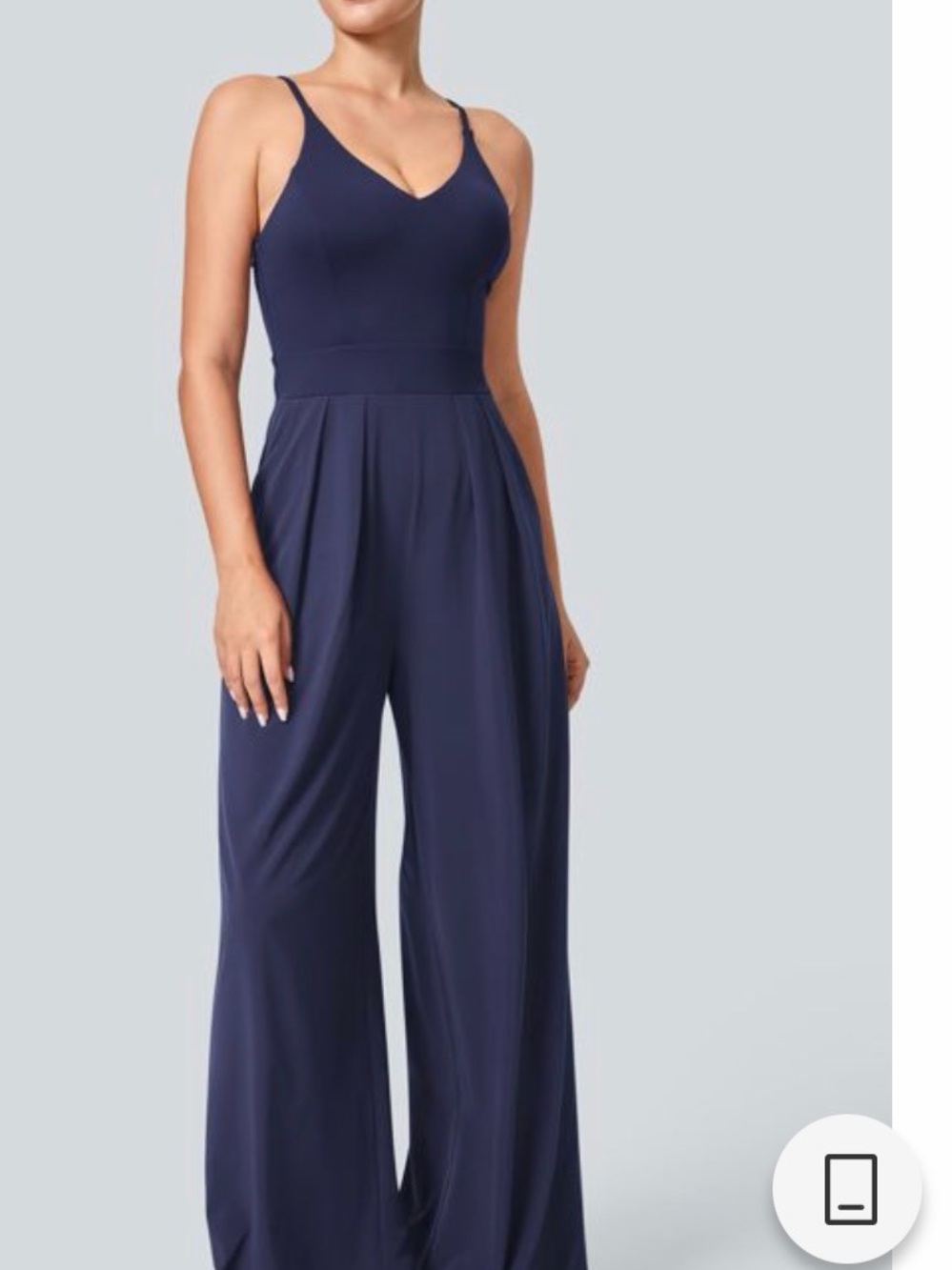 HALARA Navy Breezeful Jumpsuit NWT Size Small